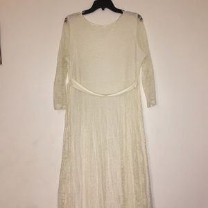 White lace dress